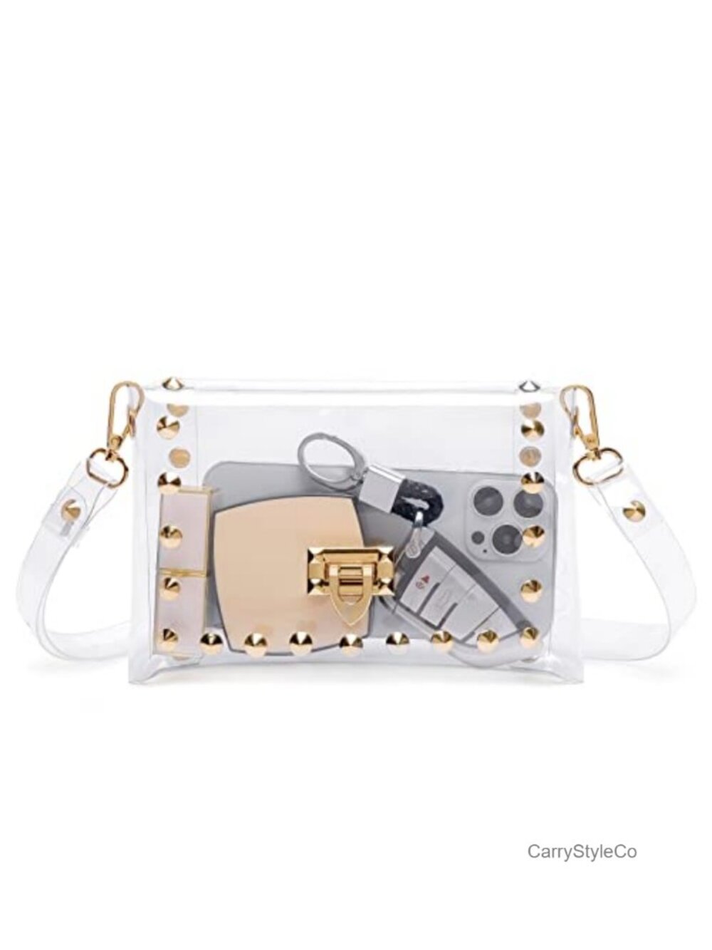 Transparent Clear Crossbody Bag Stadium Approved Shoulder Purse